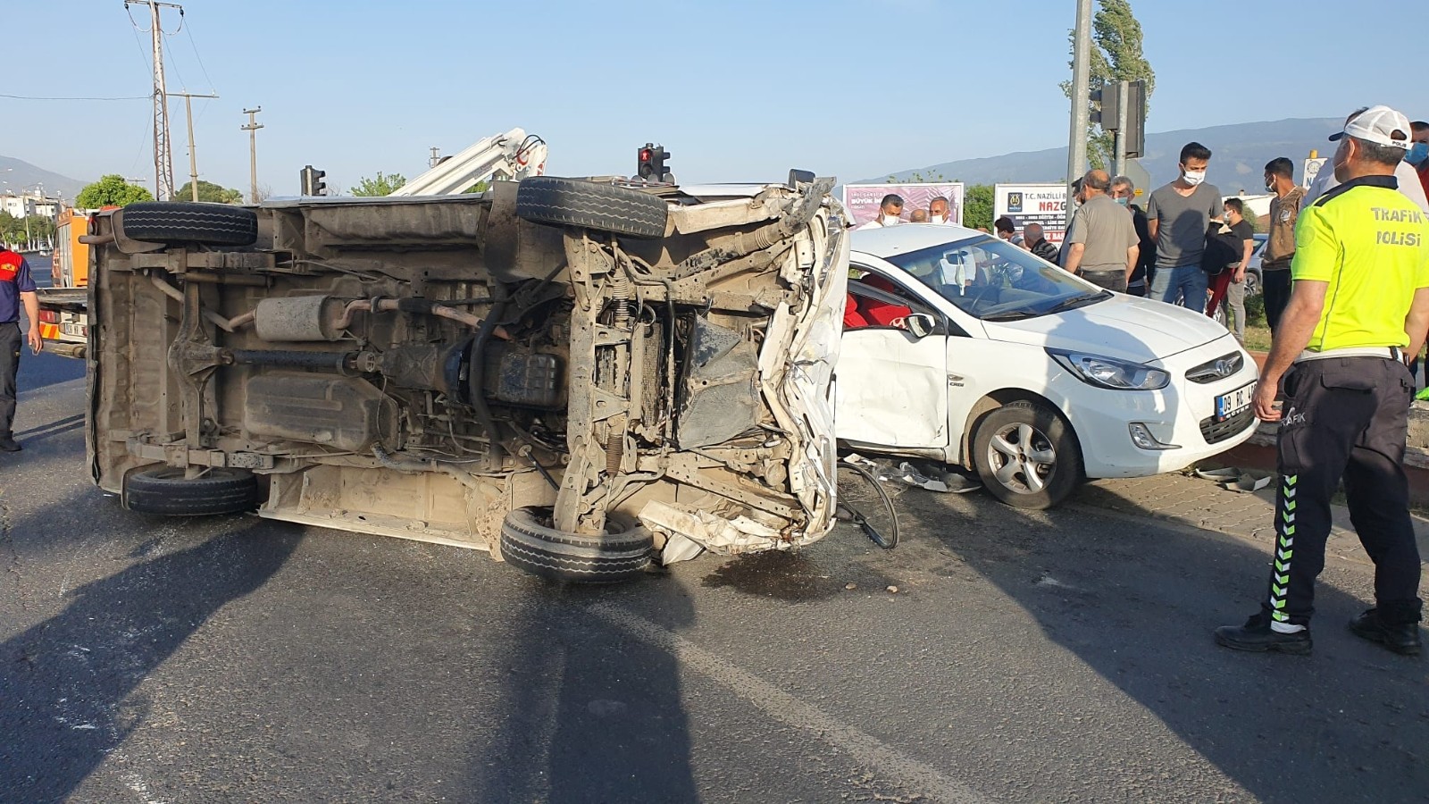 Nazilli’de trafik kazası: 4 yaralı