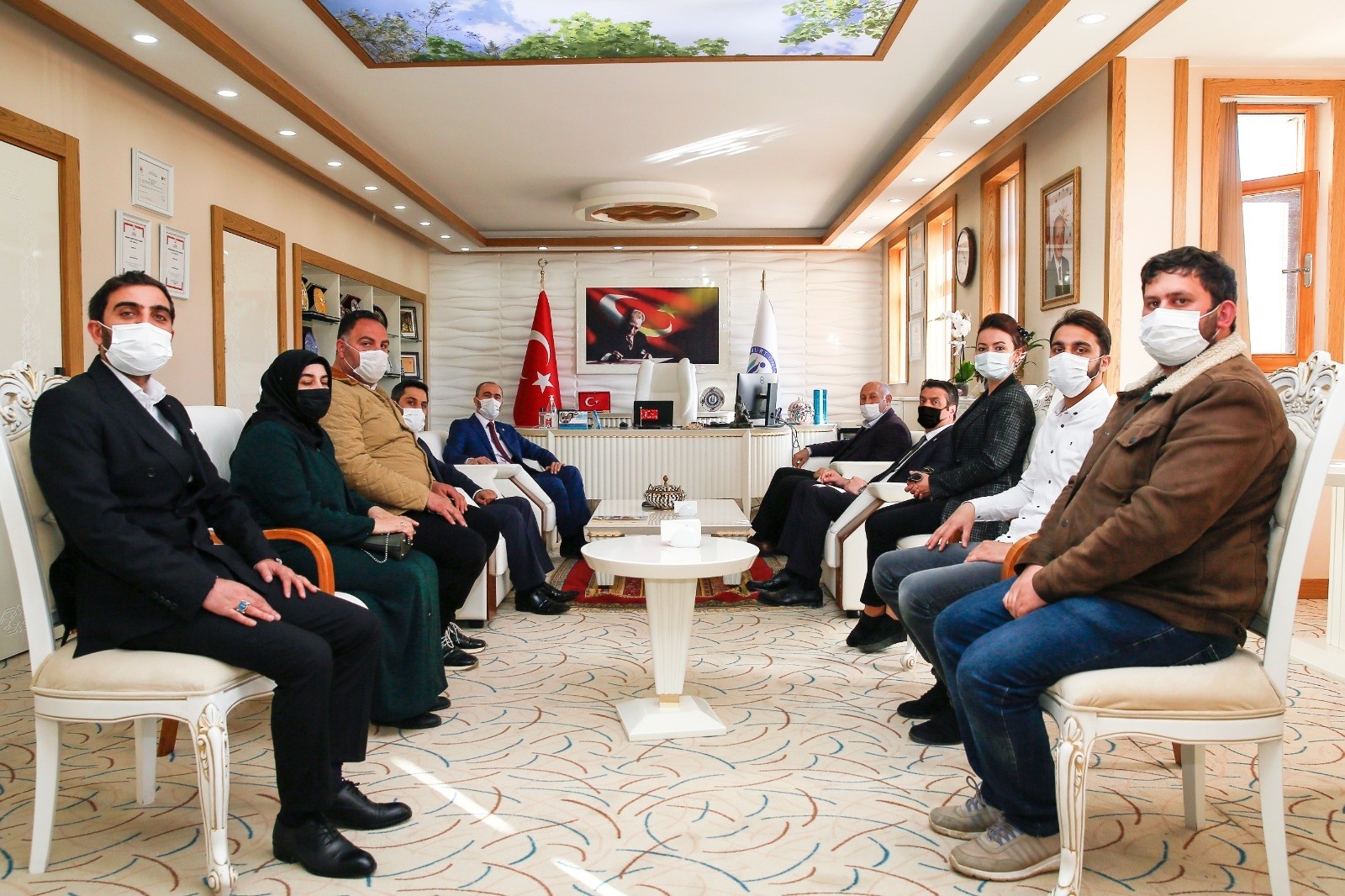 AK Parti İl Teşkilatından Rektör Türkmen’e hayırlı olsun ziyareti