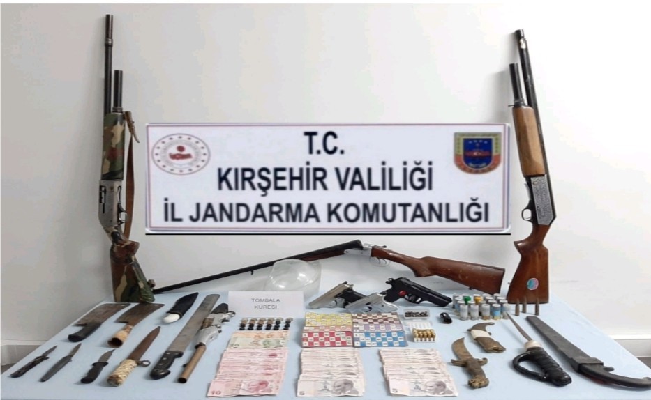 Kırşehir’de kumar operasyonunda 26 kişi yakalandı