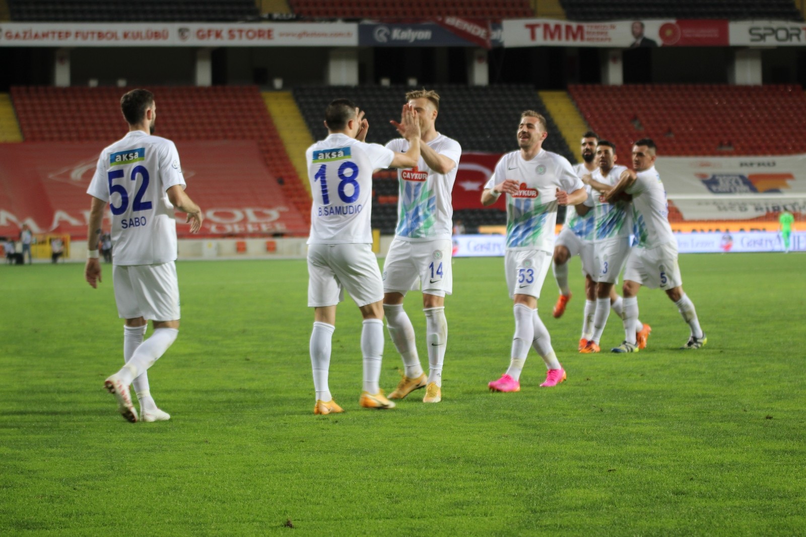 Süper Lig: Gaziantep FK: 4 - Ç.Rizespor: 5 (Maç sonucu) - Gaziantep 