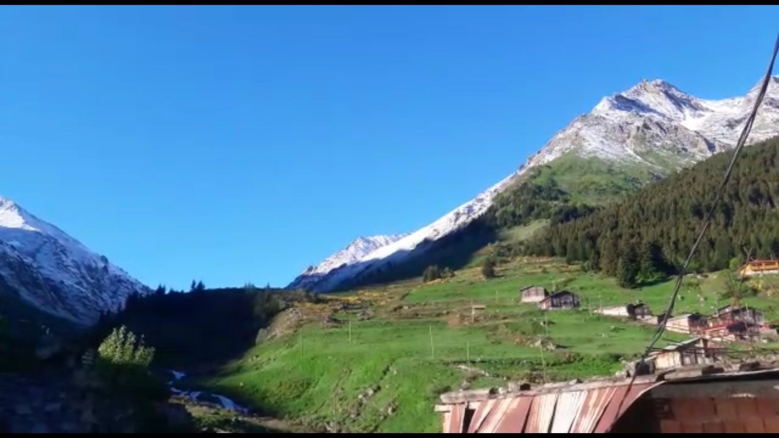 Haziranda kar süprizinden Rize’nin yaylaları da nasibini aldı