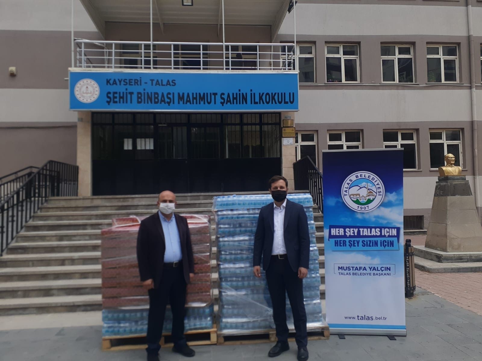 talas ta lgs ye giren ogrencilere su ve kek ikraminda bulunuldu kayseri haberleri