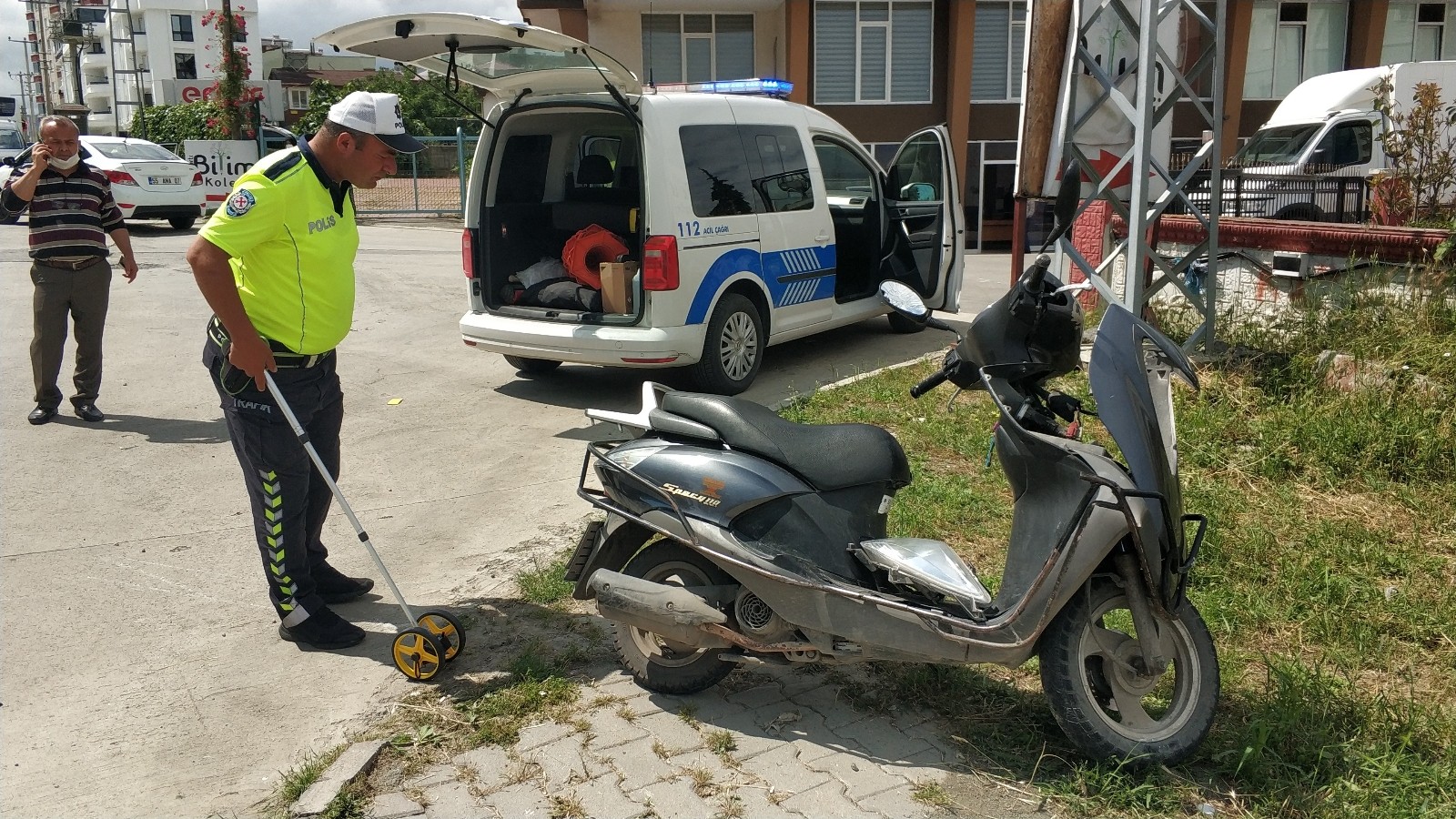 Samsun’da Motosiklet Ile Otomobil çarpıştı: 1 Yaralı - Samsun Haberleri