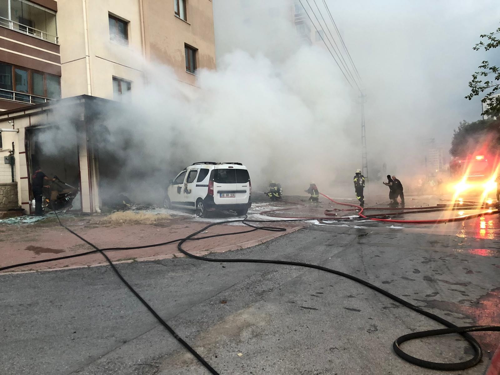 kayseri de yangin kayseri haberleri