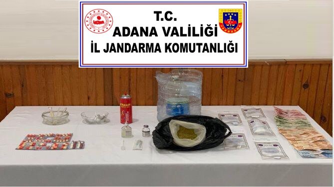 Adana’da uyuşturucu operasyonu: 6 gözaltı
