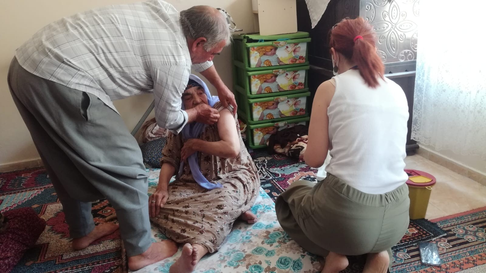 Şanlıurfa’da evde aşı uygulaması başladı Şanlıurfa Haberleri