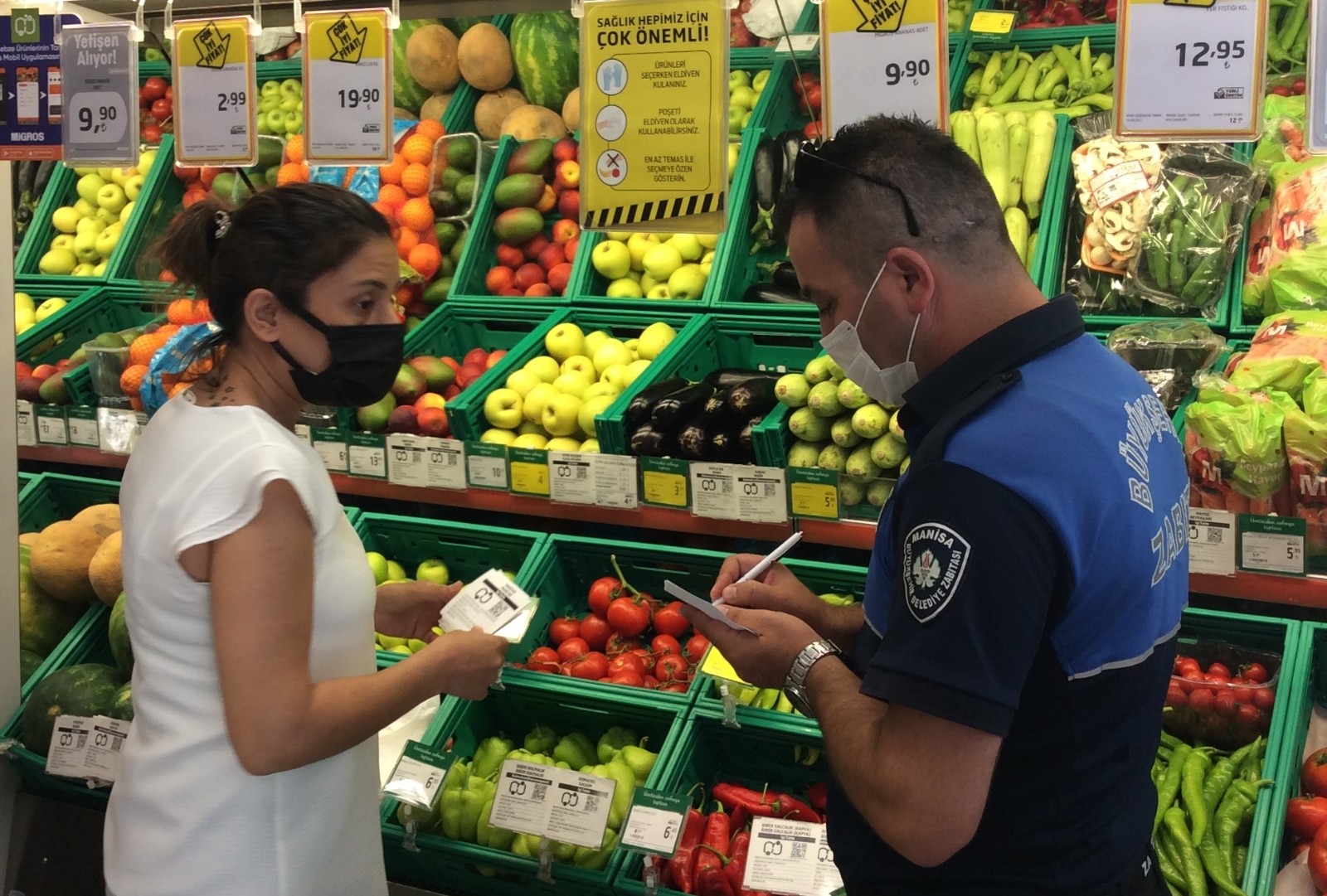 buyuksehirden zincir marketlere siki denetim manisa haberleri