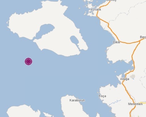 Ege Denizinde 4.3’lük deprem