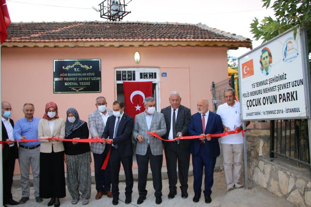 Elazığ’da şehit Mehmet Uzun sosyal tesisi ve parkının açılışı yapıldı