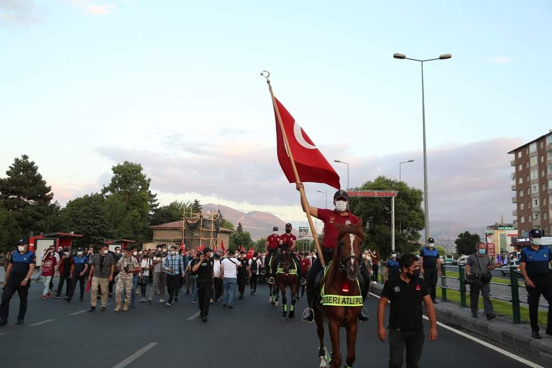 kayseri 15 temmuz da tek yurek oldu kayseri haberleri