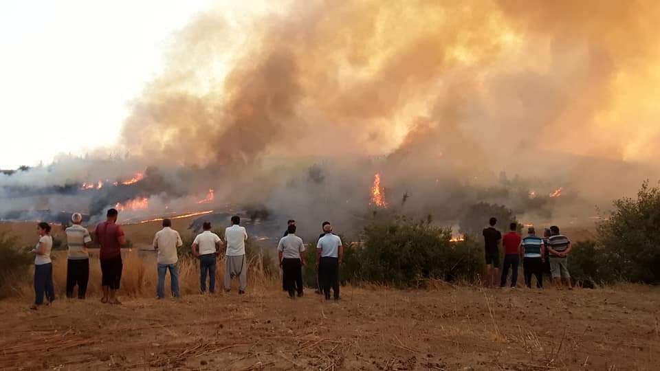 Aladağ’daki yangına müdahale sürüyor