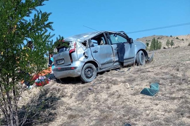 Gümüşhane’de trafik kazası: 1 ölü, 4 yaralı