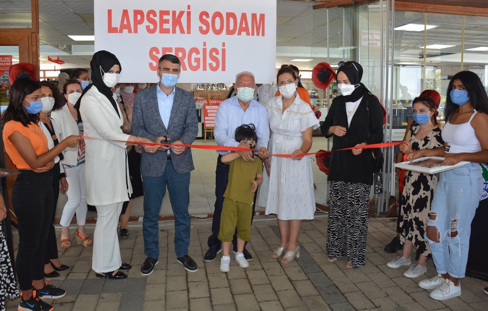 Lapseki’de SODAM sergisi açıldı