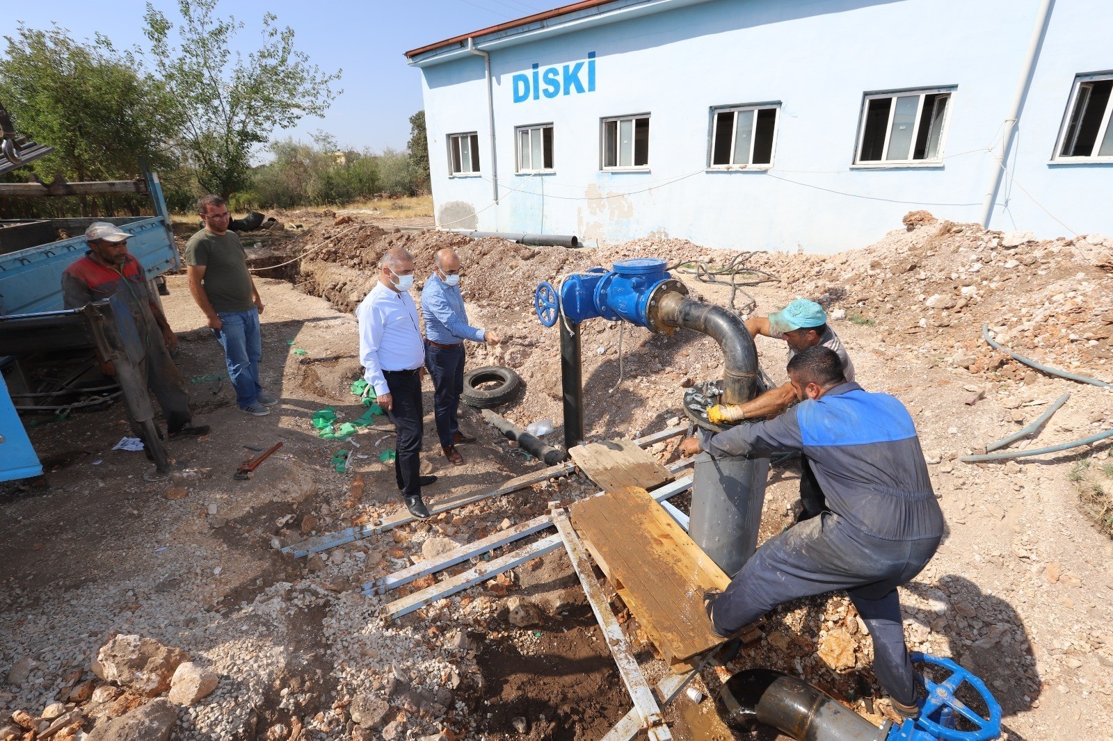 Ergani Hoşan Terfi İstasyonunda daha verimli su üretmesi için çalışma