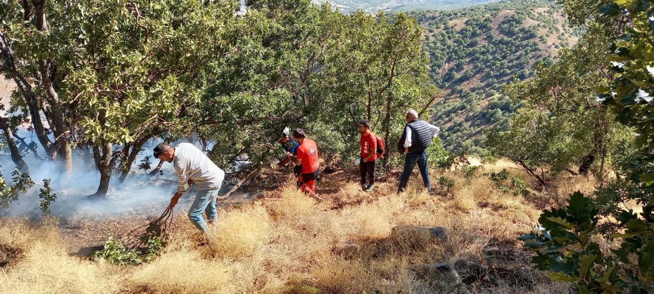 SAR, Bingöl’deki yangınlarda ekiplere destek verdi