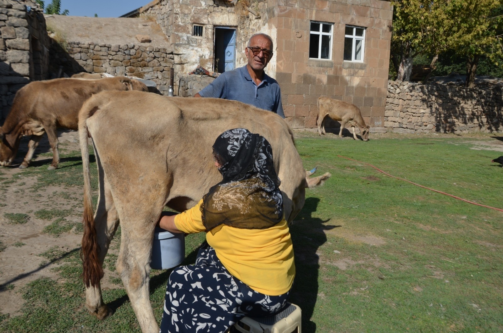 Devlet desteğiyle hayvan sahibi olan eski hükümlü çocuklarını geleceğe hazırlıyor