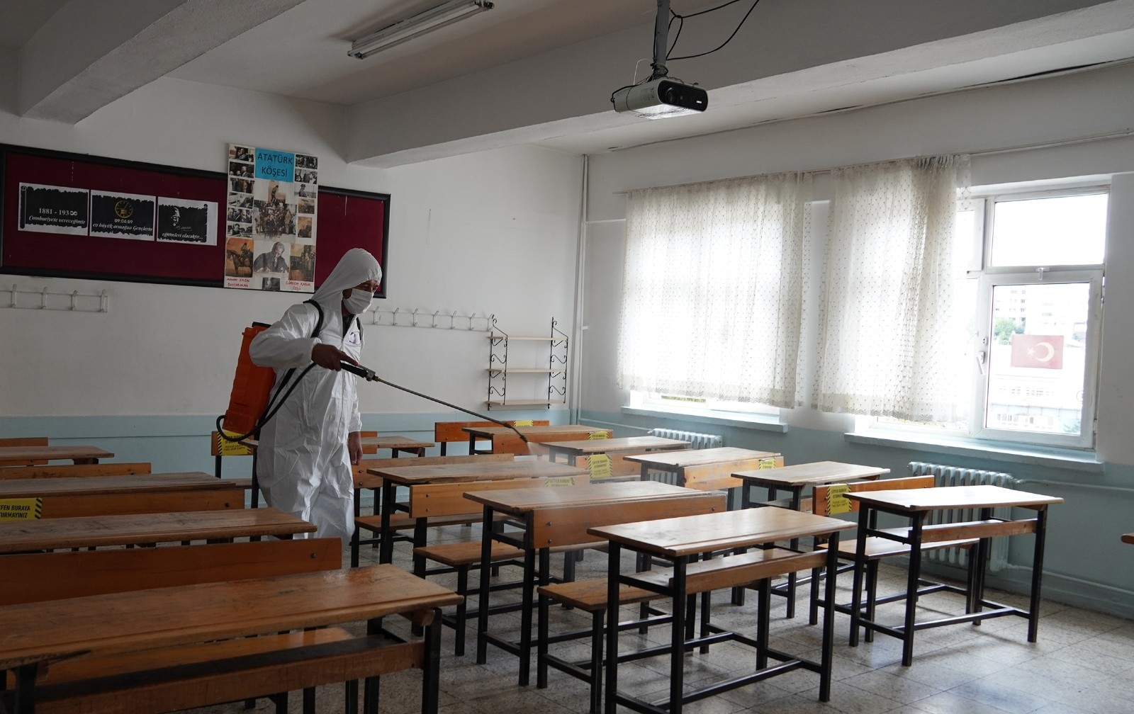 Keçiören’de okullar için ‘dezenfeksiyon timi’ kuruldu