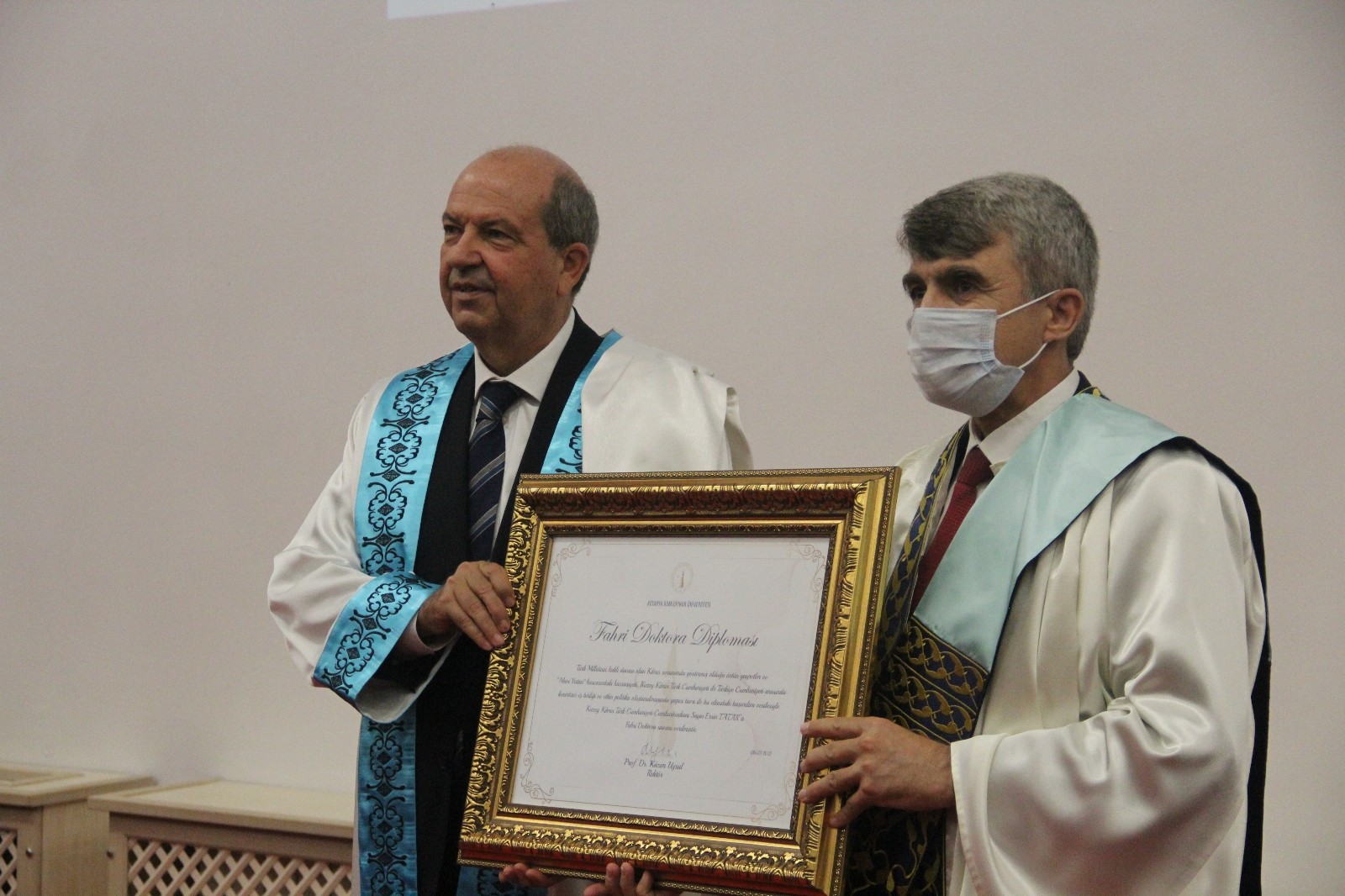 KKTC Cumhurbaşkanı Ersin Tatar’a “Fahri doktora unvanı
