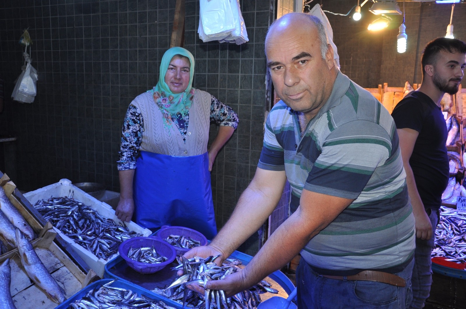 Balık sezonu açıldı tezgahları doldu taştı