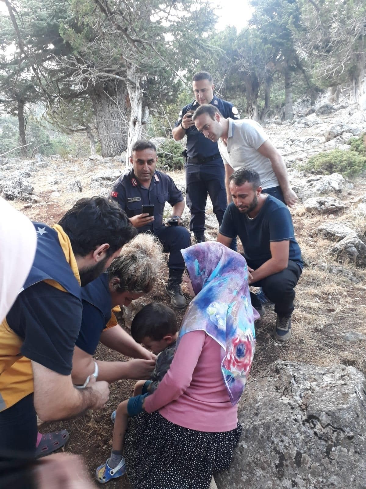 Adana’da ormanda kaybolan minik Günap bulundu