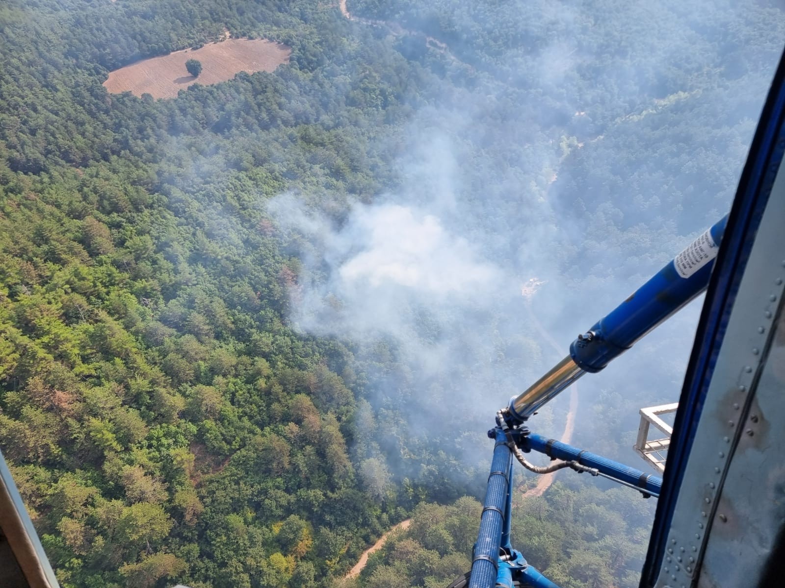 İvrindi’de 10 dönüm ormanlık alan yandı