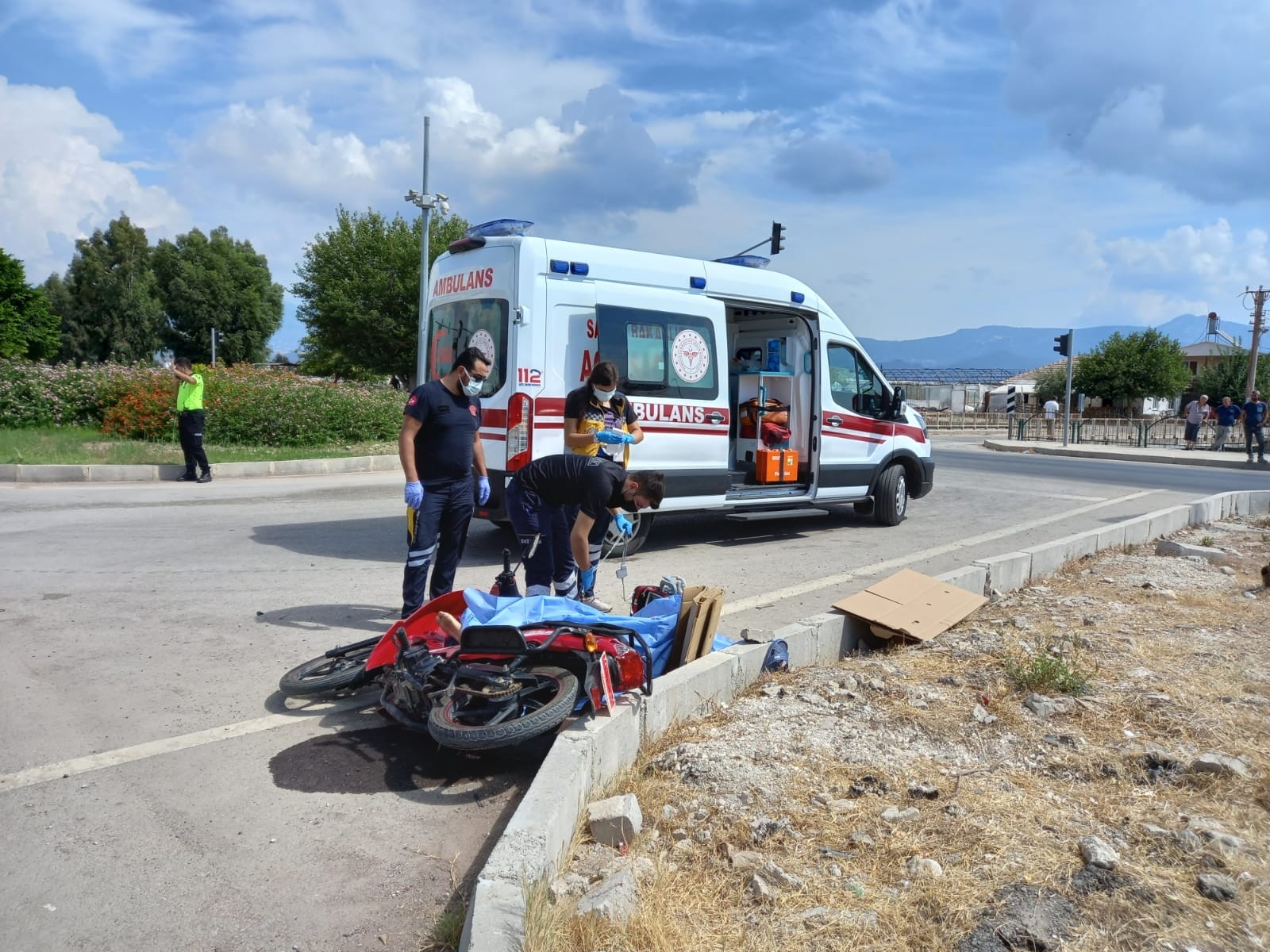 Kumluca’da motosiklet kazası: 1 ölü