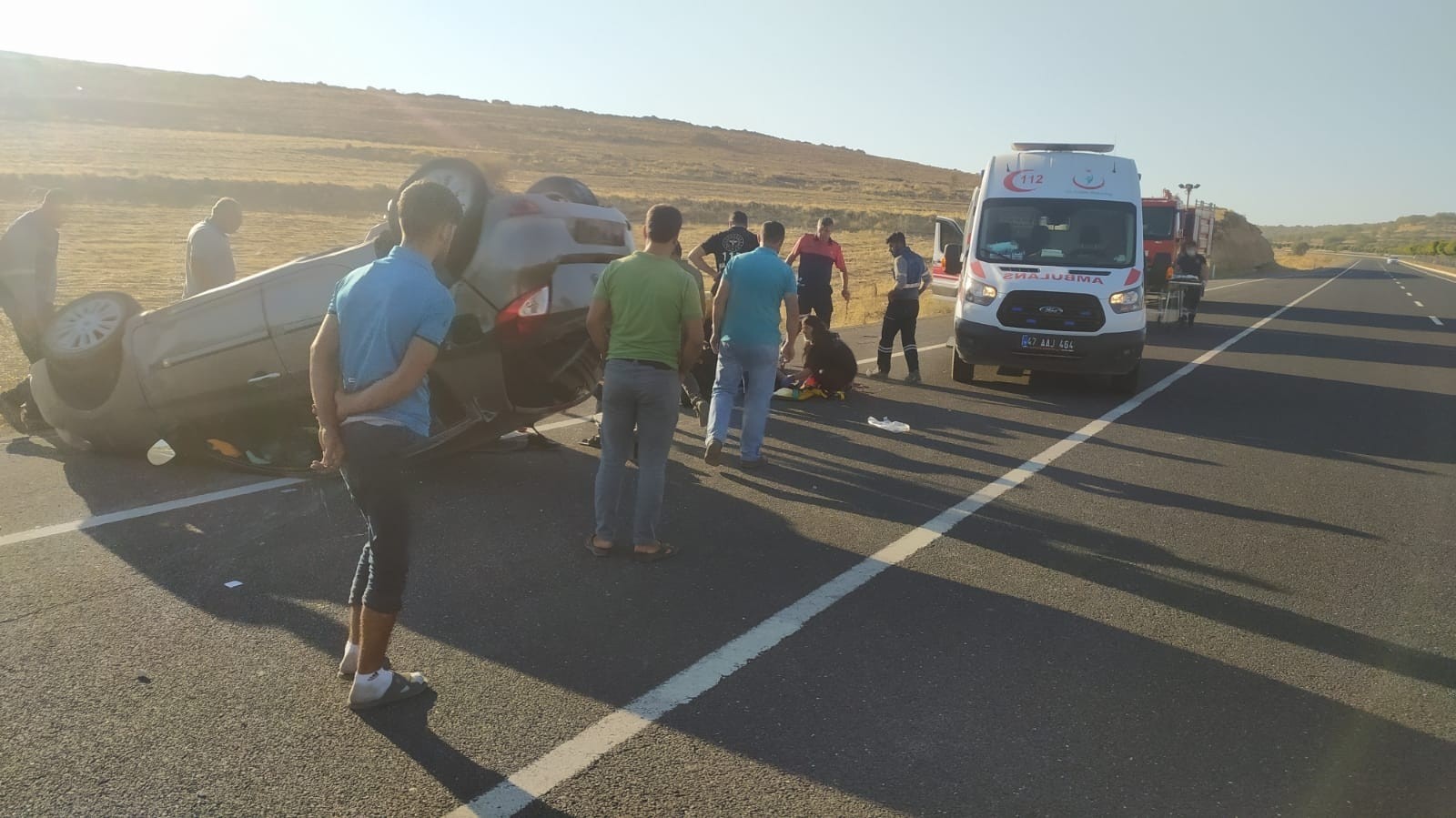 Mardin’de trafik kazası: 2 yaralı