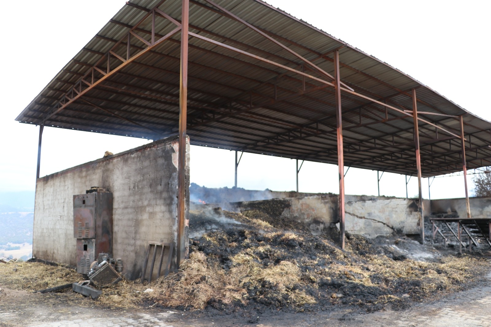 Amasya’da çıkan yangın hala devam ediyor