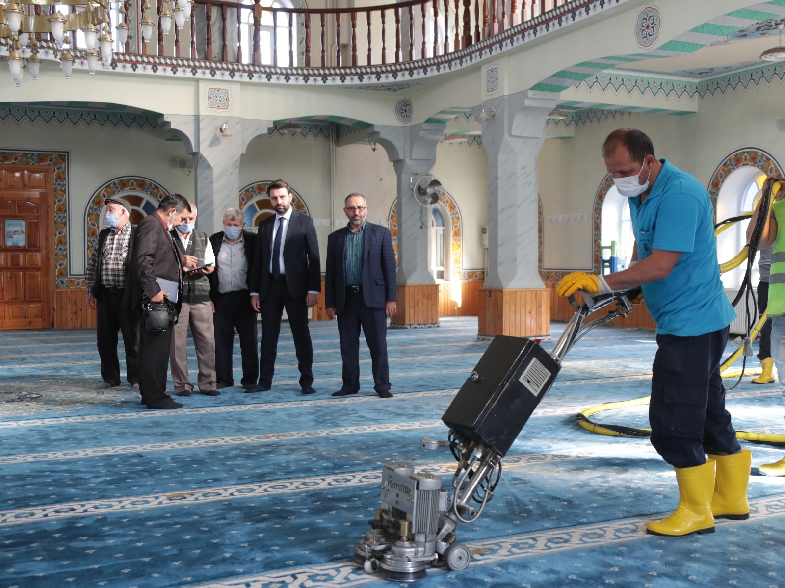 Başkan Ertuğrul Cevahir: Cami temizliği hizmetimiz kesintisiz devam edecek