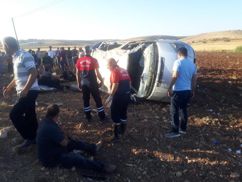 Mardin’de trafik kazası: 10 yaralı