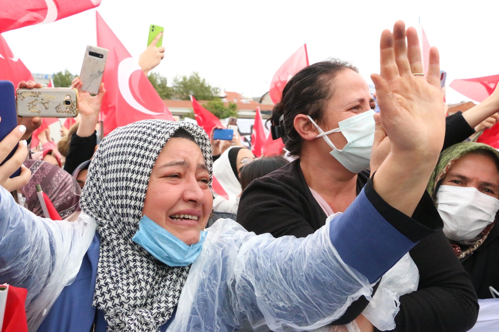Erdoğan’ı gören vatandaş gözyaşları #kirsehir