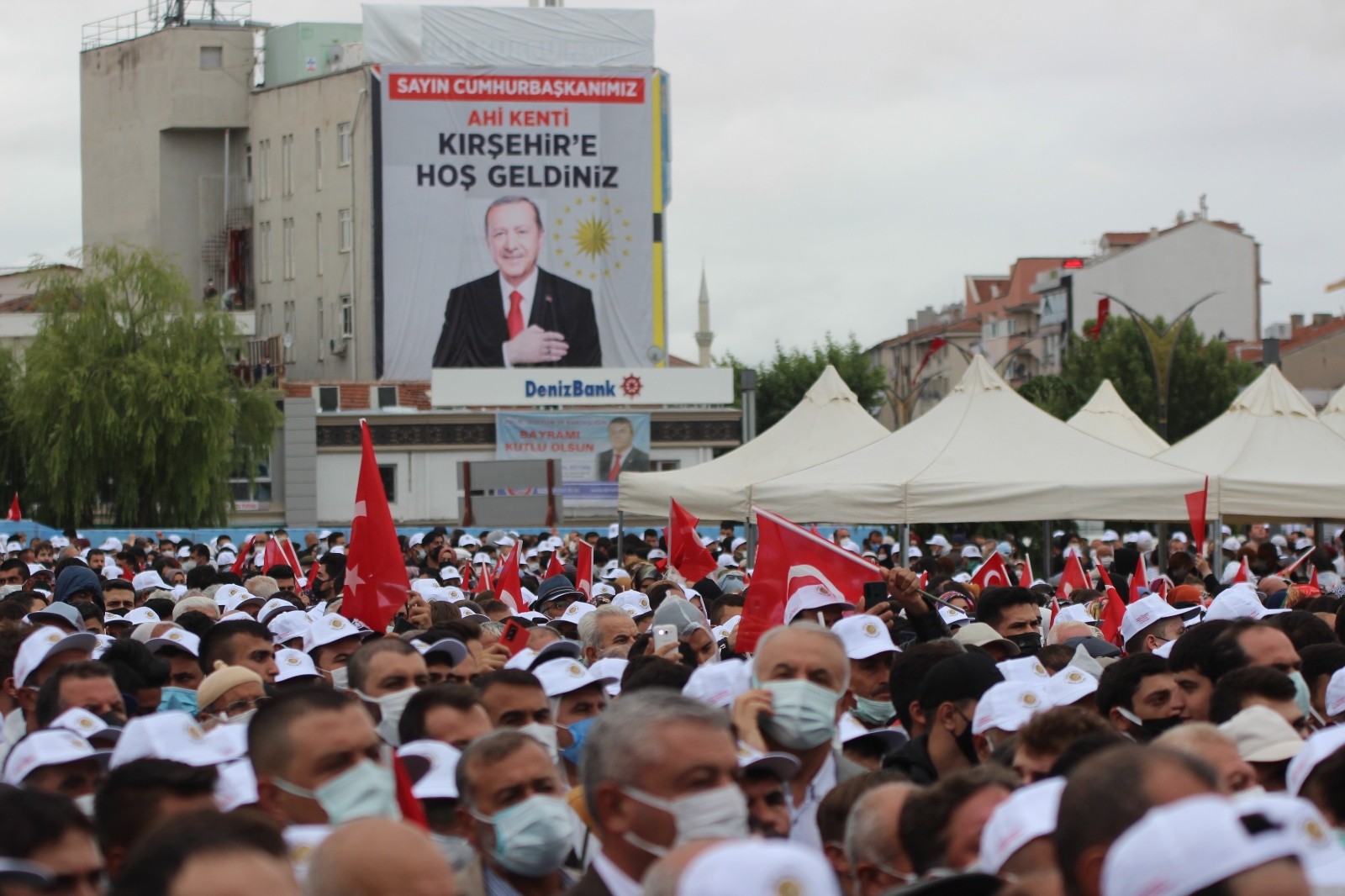 Kırşehir’de Erdoğan heyecanı #kirsehir