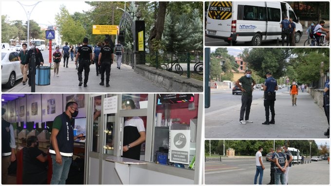 Erzincan polisinden Güvenli Eğitim Uygulaması