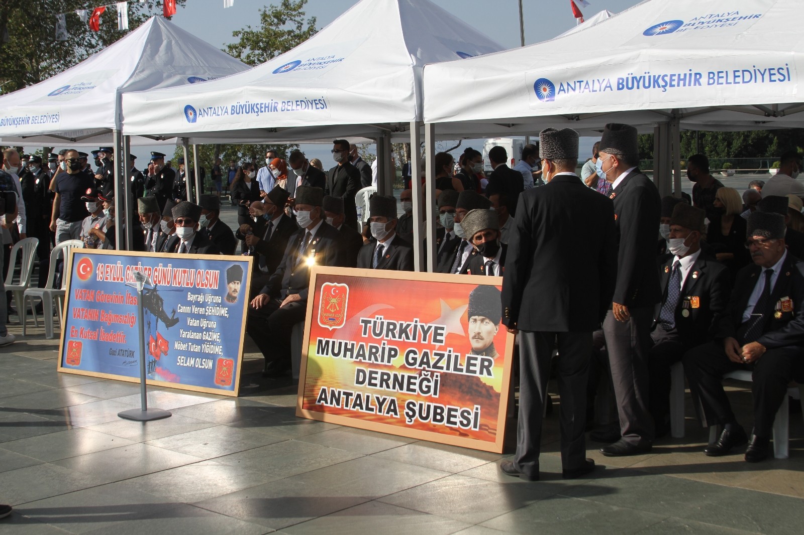 Antalya’da Gaziler Günü, düzenlenen tören ile anıldı