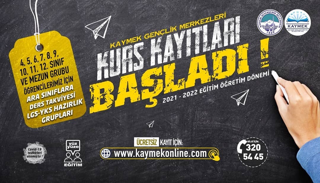 buyuksehir kaymek kurslarina 10 bini askin basvuru kayseri haberleri