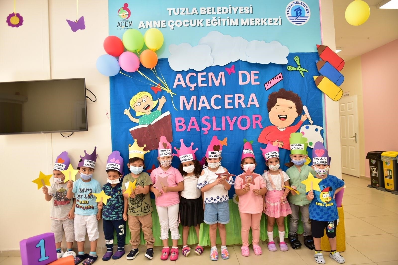 Tuzla Belediyesi Anne Çocuk Eğitim Merkezi’nde ilk ders zili çaldı #istanbul