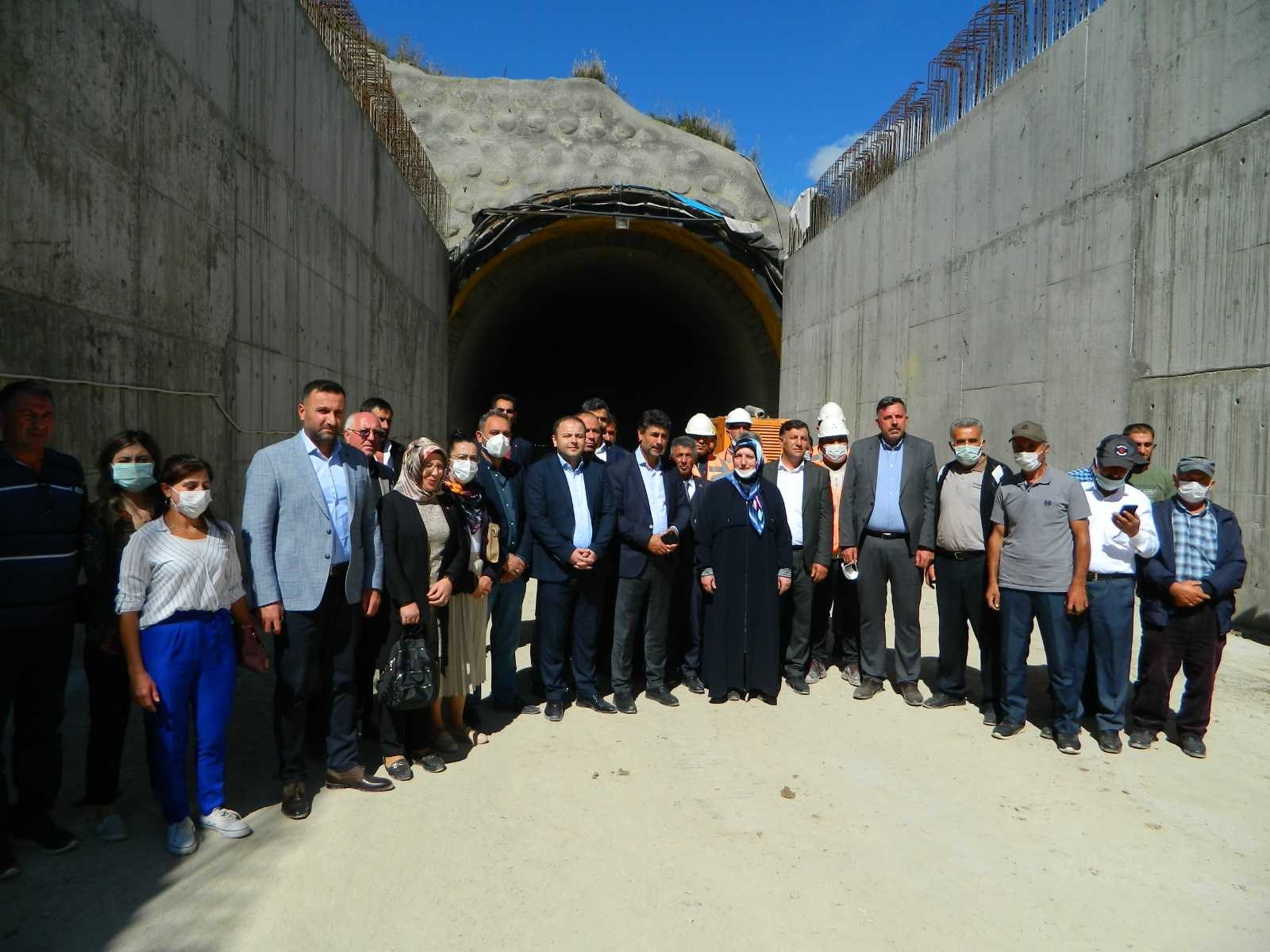 Posof Ulgar Dağı tünelinde çalışmalara yeniden başlandı #ardahan