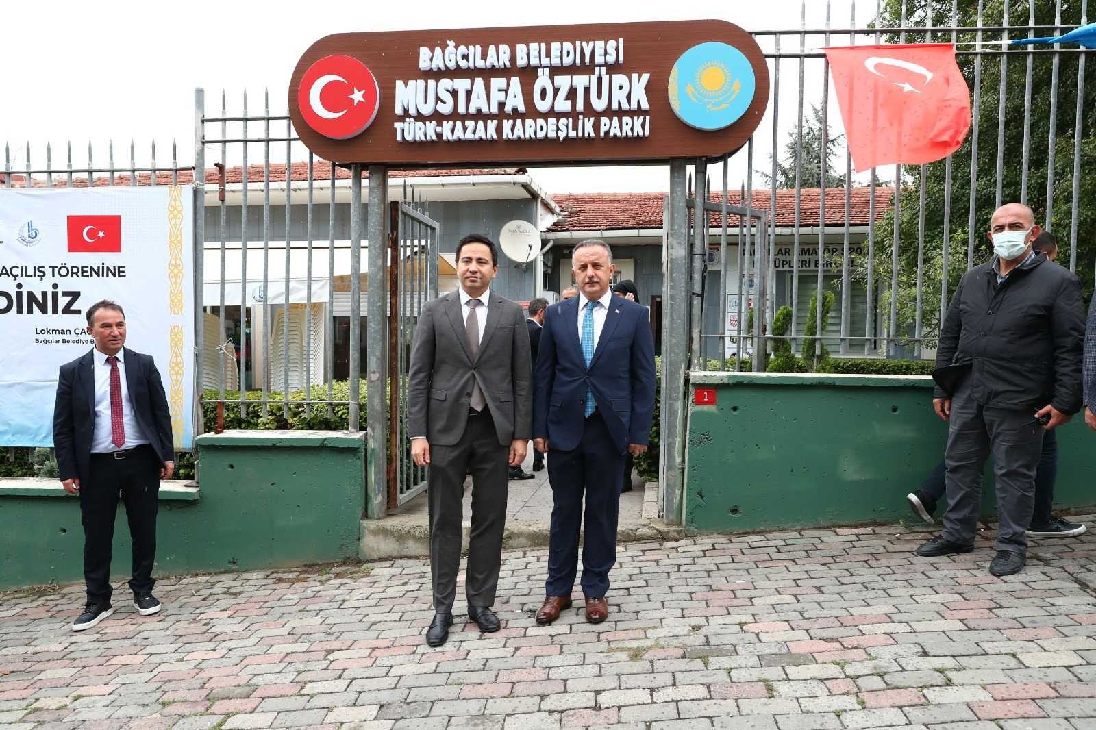 Bağcılar’da Mustafa Öztürk Türk Kazak Kardeşlik Parkı açıldı #istanbul