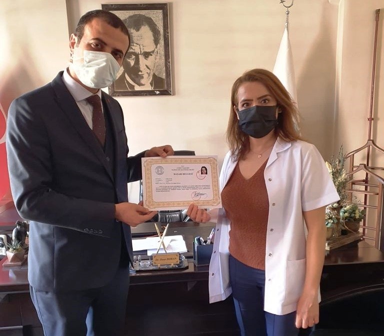 Karacasu’da sağlık personellerine başarı belgesi verildi #aydin