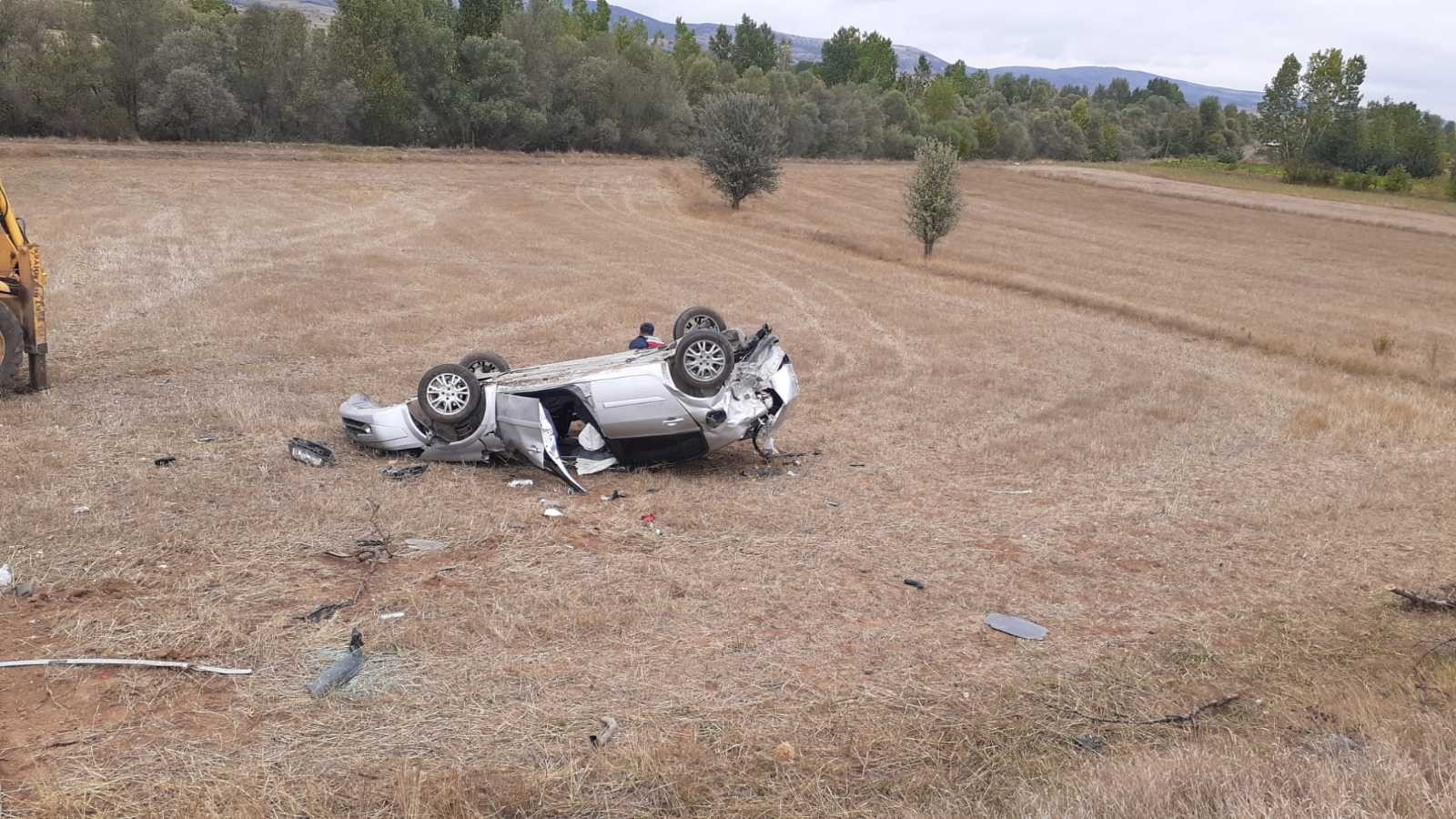 Tokat’ta iki otomobil çarpıştı: 4 yaralı