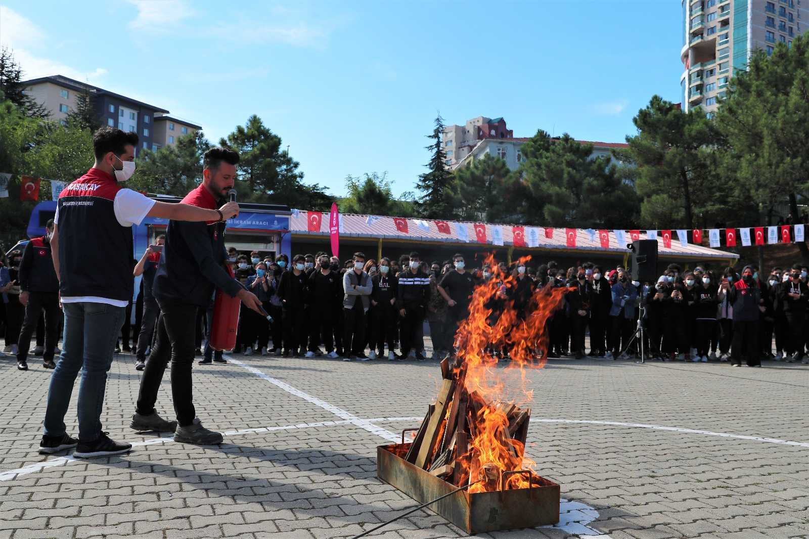 BAŞAKAY’dan Başakşehirli öğrencilere yangın eğitimi #istanbul