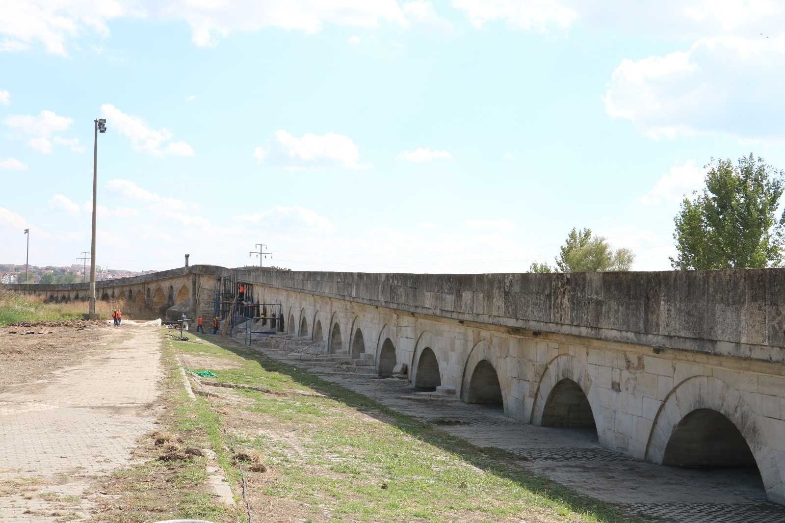 Tam 6 asırdır ayakta olan Uzunköprü restore ediliyor #edirne