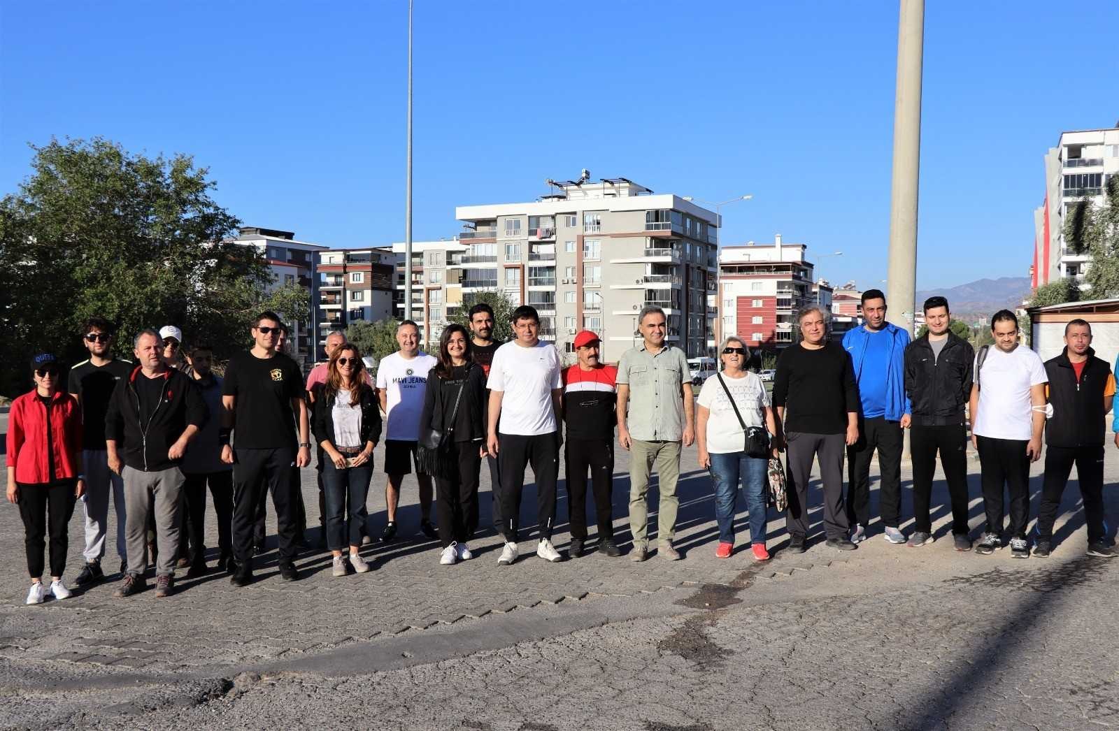 Nazilli’de Avrupa Hareketlilik Haftası kapsamında sağlık için yürüdüler #aydin