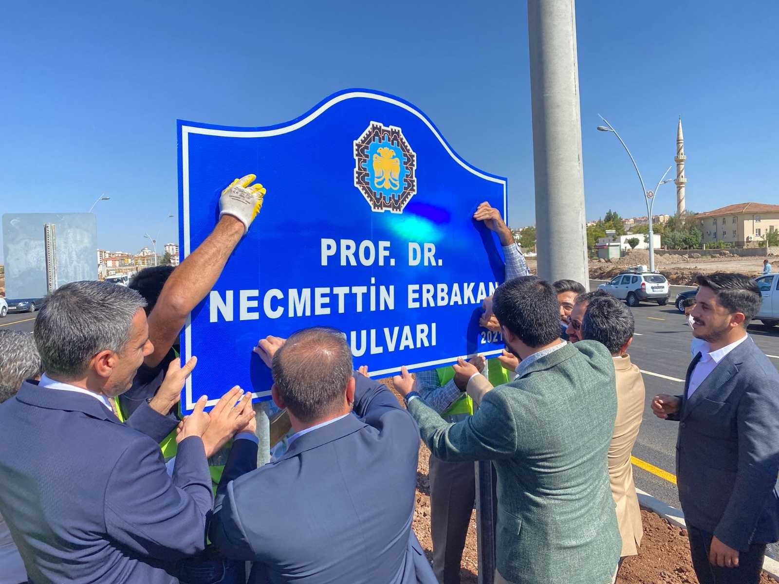 Diyarbakır’da yeni açılan bulvara Prof. Dr. Necmettin Erbakan’ın adı verildi #diyarbakir
