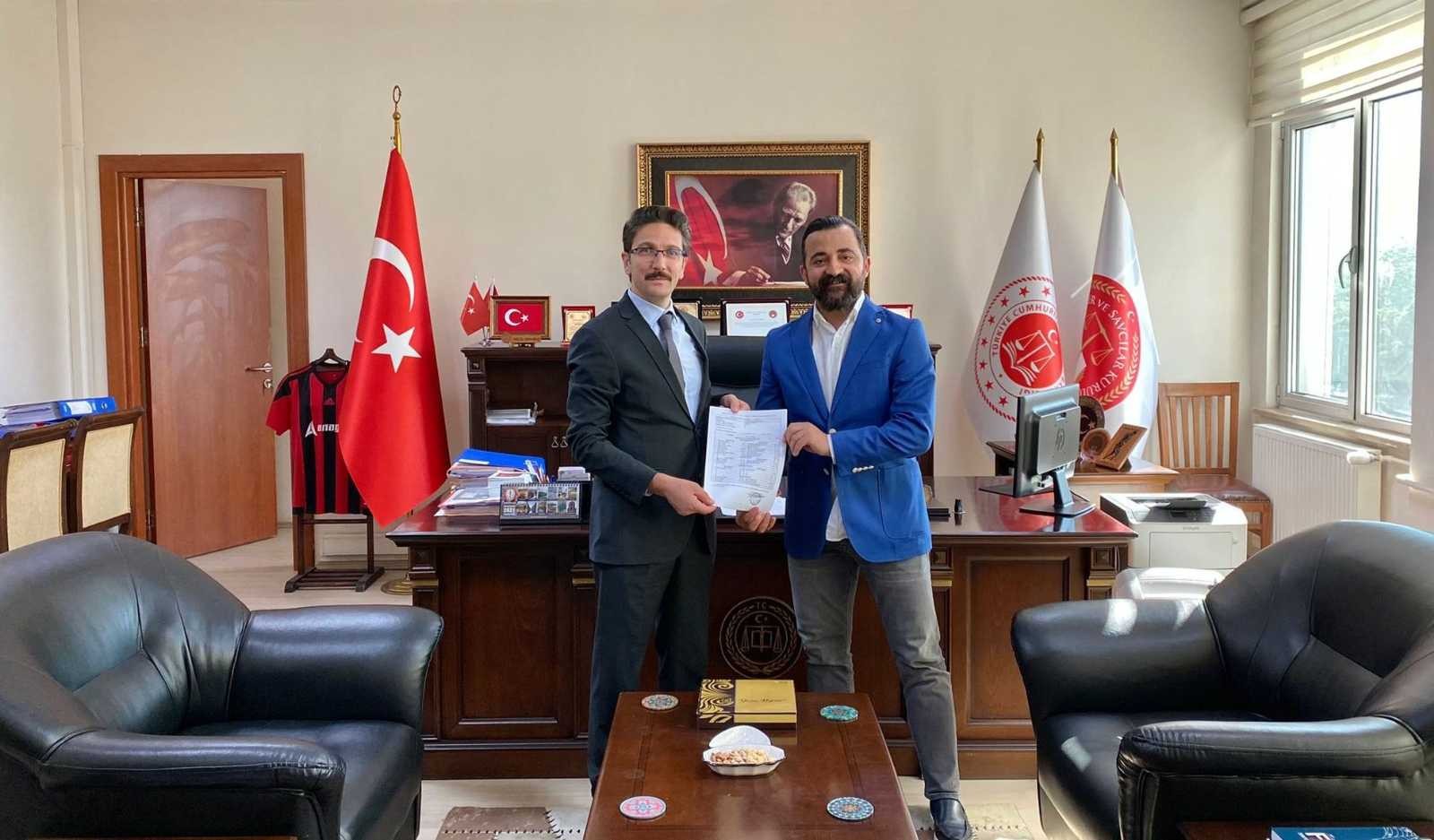 Erzincan Baro Başkanı Aktürk mazbatasını aldı #erzincan