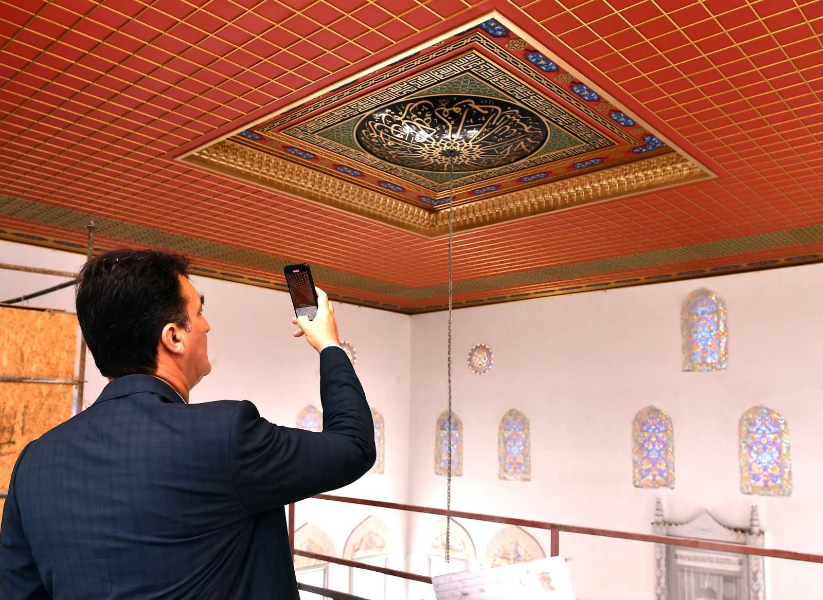 Osmangazi Camii’ne yakışan hizmet #bursa