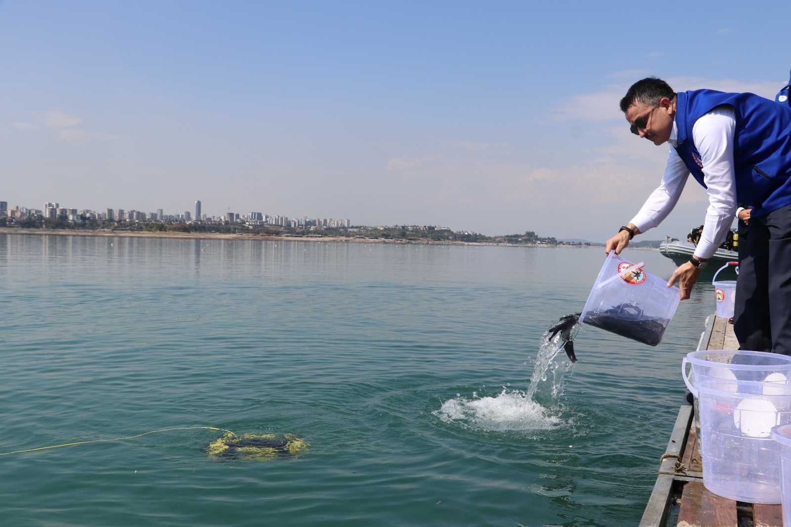 Bakan Pakdemirli Adana’da göle balık bıraktı #adana