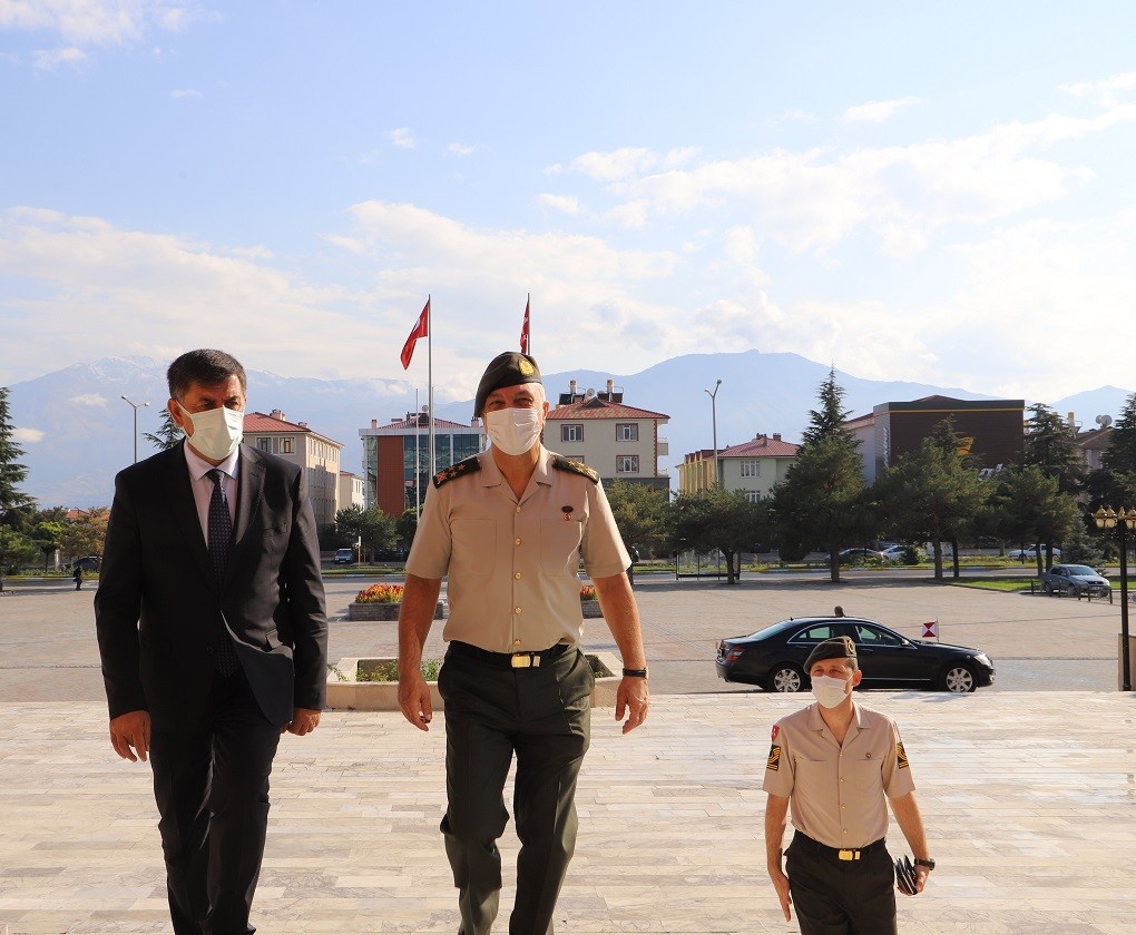 3. Ordu Komutanı Türkgenci’nden Başkan Aksun’a ziyaret #erzincan