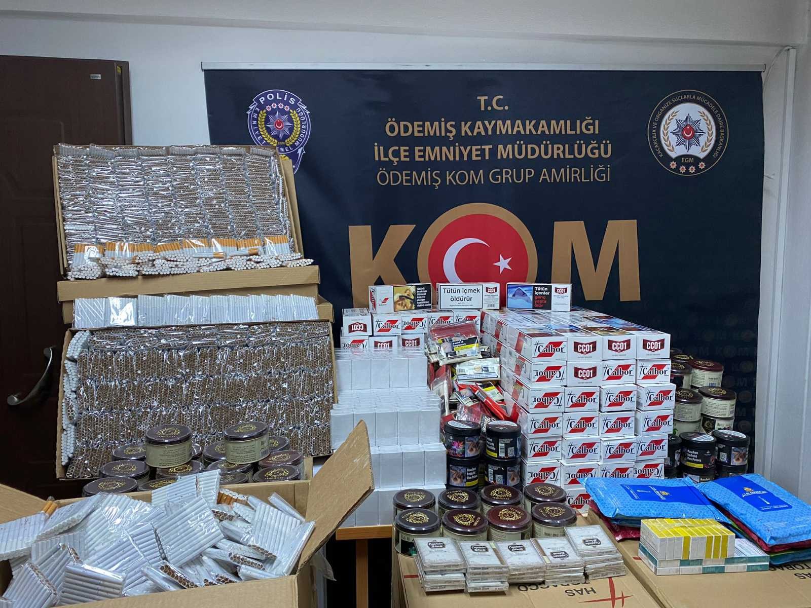 izmir de kilolarca kacak tutun ele gecirildi izmir haberleri
