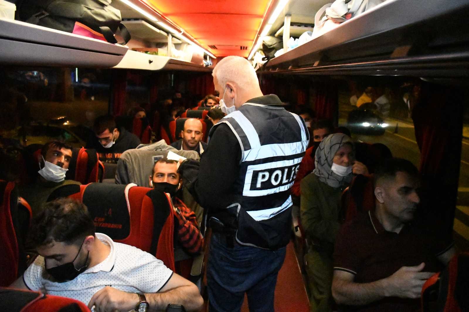Aksaray’da yolcu otobüslerine yönelik denetimler sürüyor #aksaray
